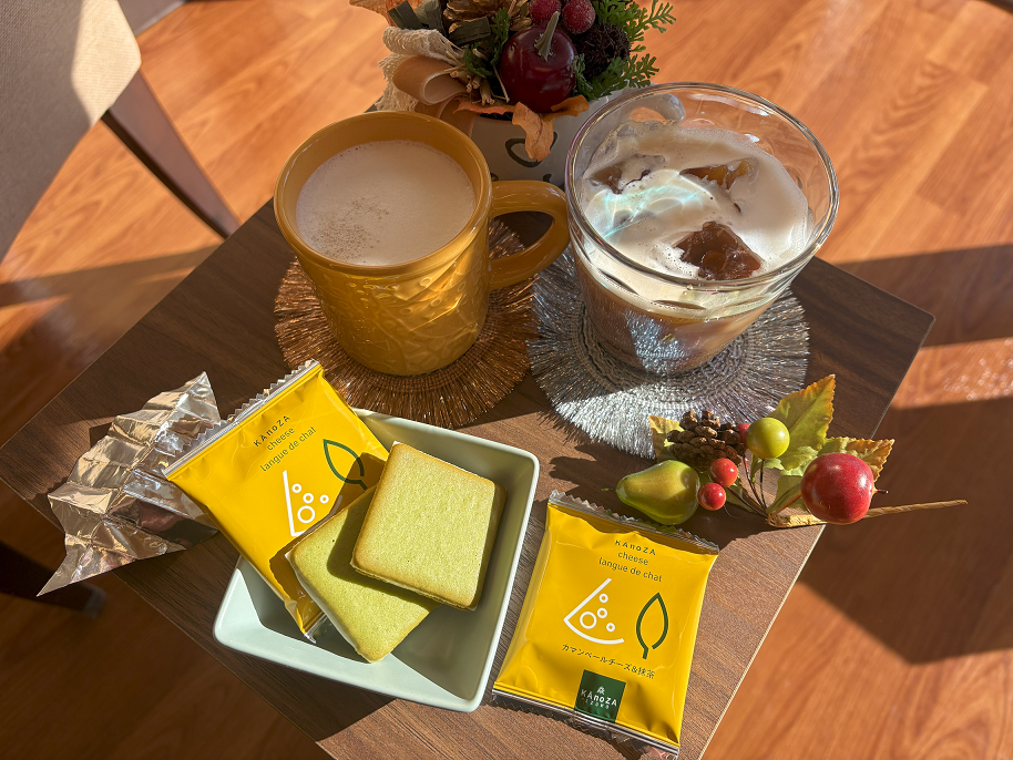 濃厚なカマンベールチーズ&抹茶のラングドシャ🍪